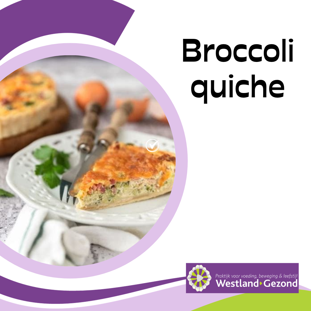 Broccoli quiche - Westland Gezond